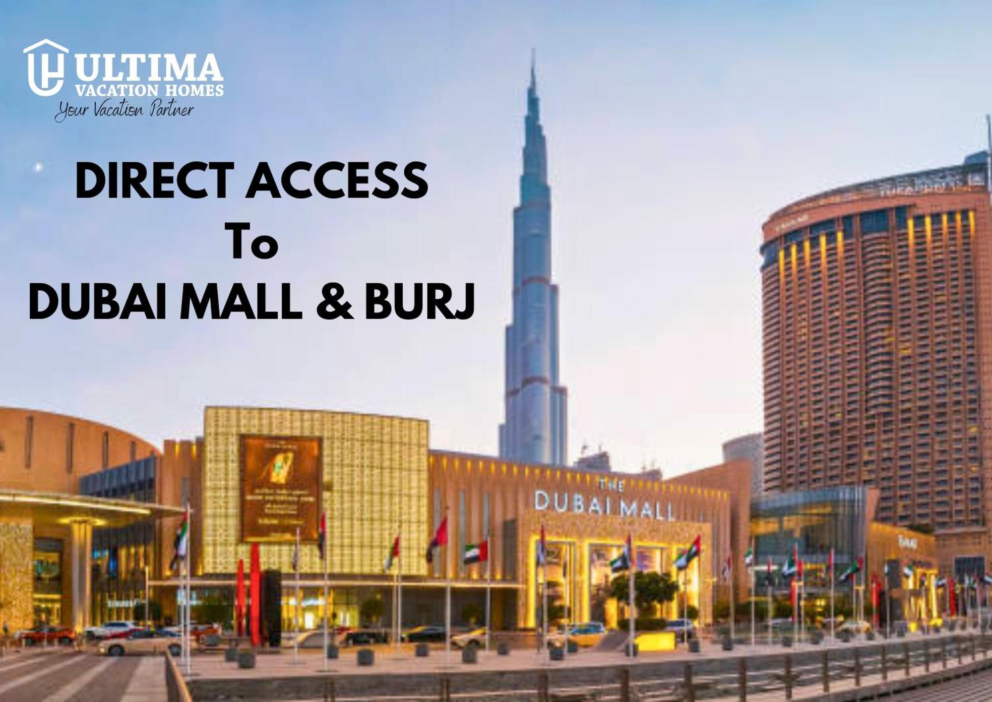 Elegant Apartment With Direct Access To Dubai Mall Buitenkant foto