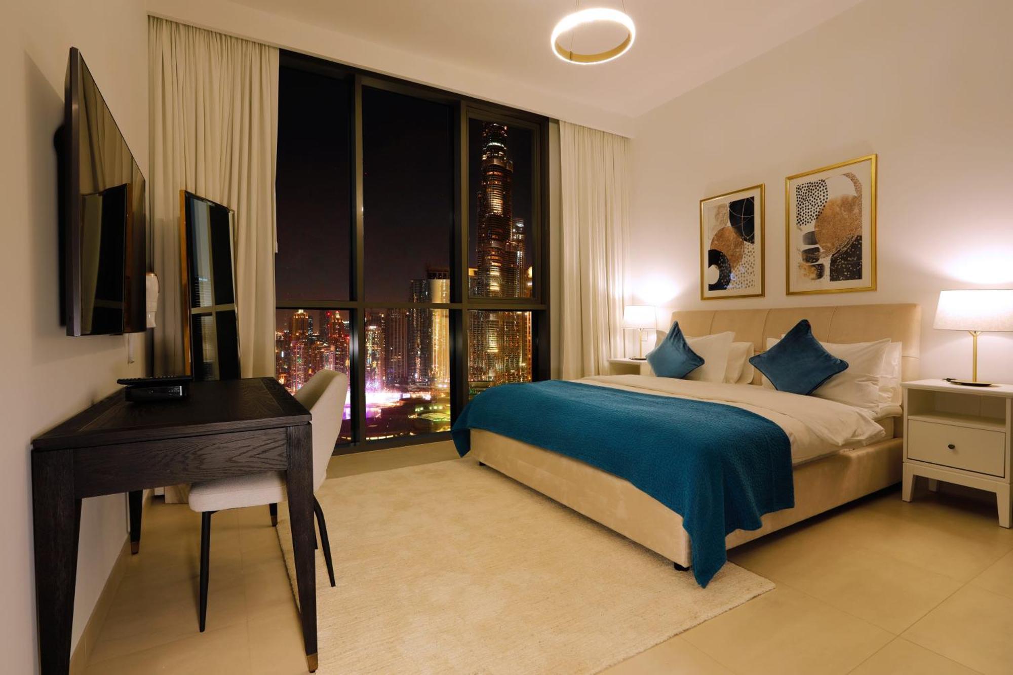 Elegant Apartment With Direct Access To Dubai Mall Buitenkant foto